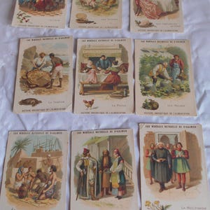 St Galmier mineral water chromo trading cards french 1910s for scrapbooking decoupage