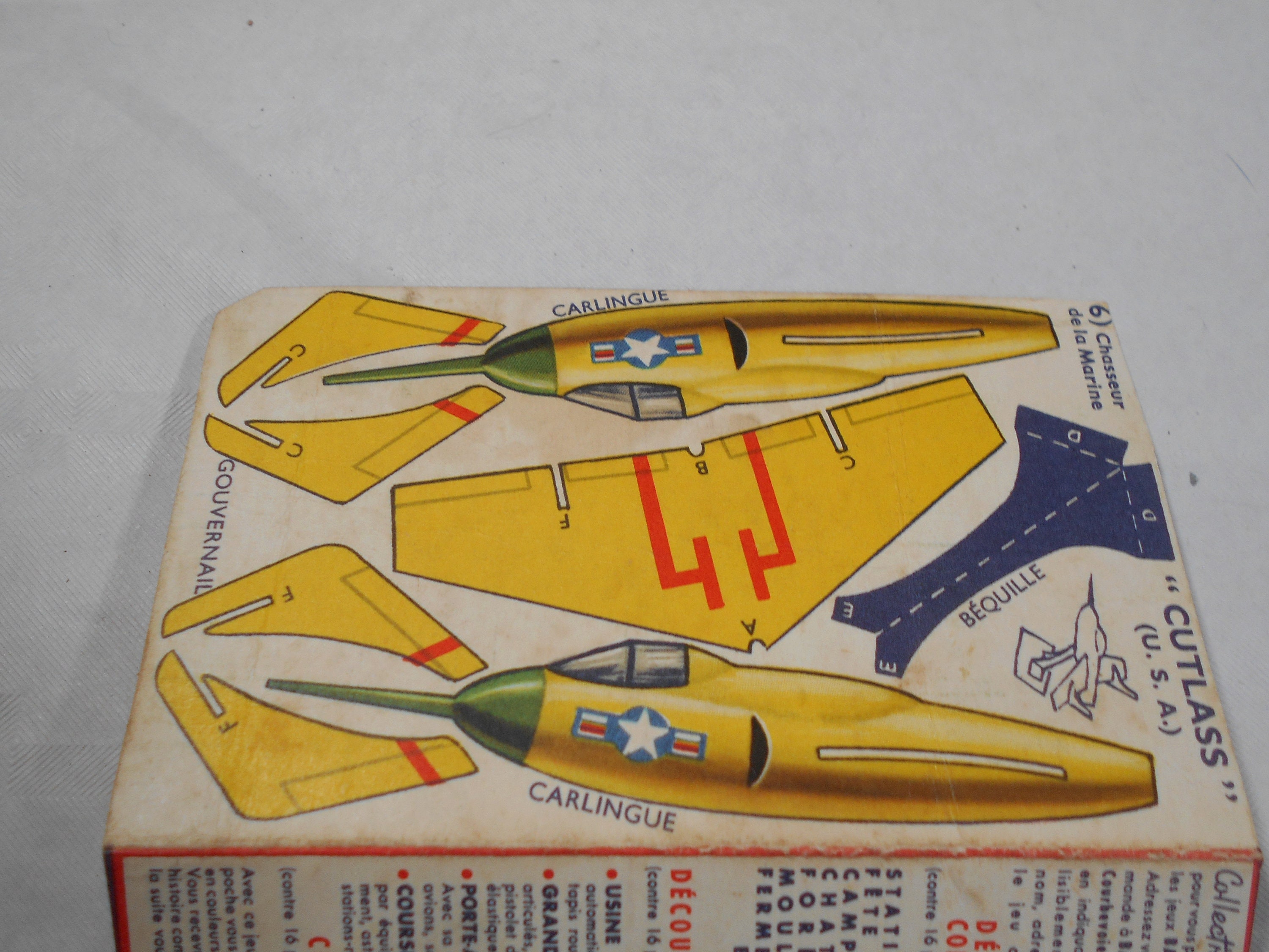 Vintage Card Kit Vought F7u Cutlass Et Fighter Banania Etsy Vintage Card Kit Vought F7u Cutlass Et Fighter Banania Etsy