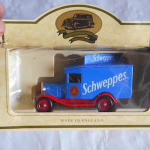 Vintage LLedo days gone Promotional Schweppes soft drinks delivery van