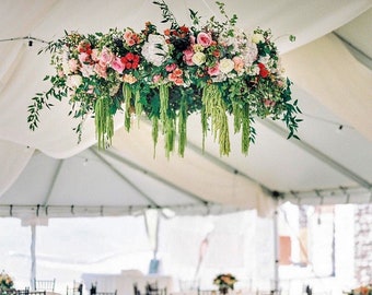 Custom Floral Wedding Chandelier