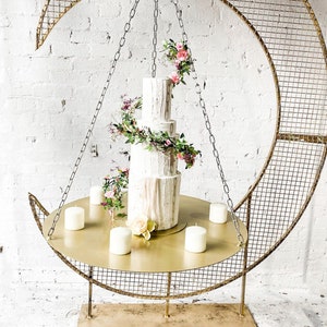 Cake Chandelier Stand Swing Floating Cake Hanging Cake Stand Cake
