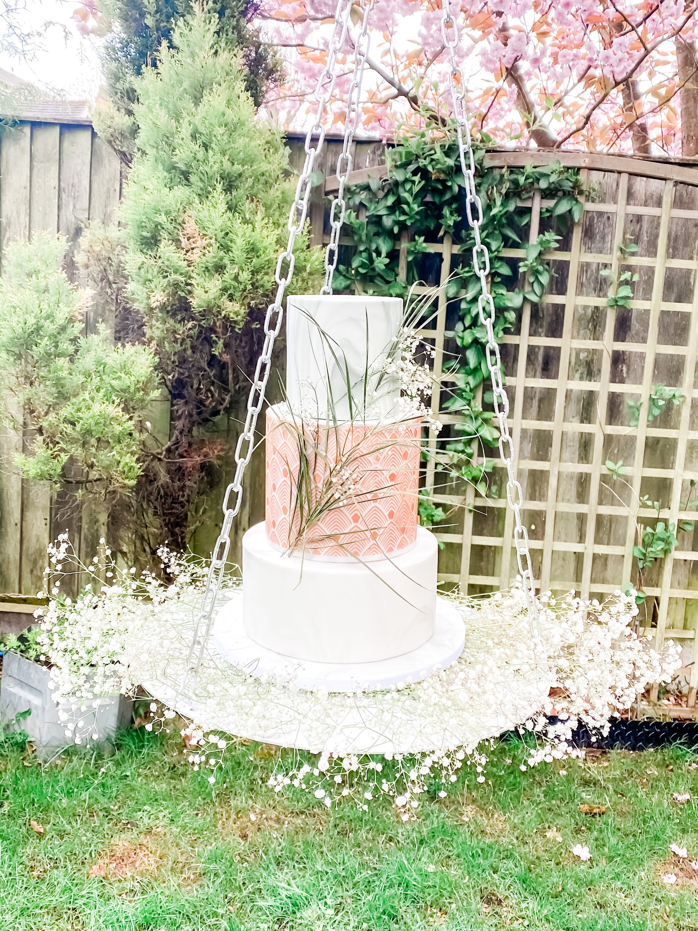 Chandelier Cake Stand Swing Floating Cake Hanging Cake Stand Etsy