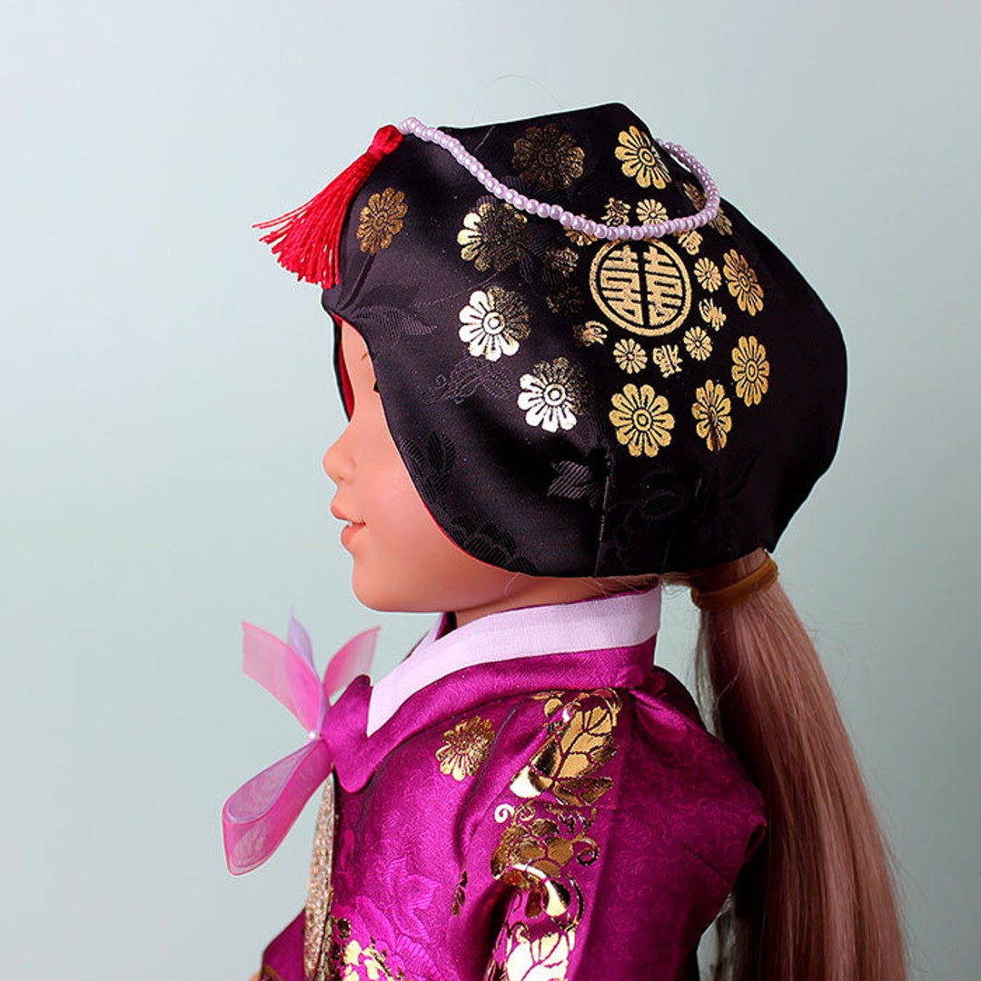 18inch Doll Hanbok Hat- Jobawi__korean Traditional Hat _yag-hat-b - Etsy