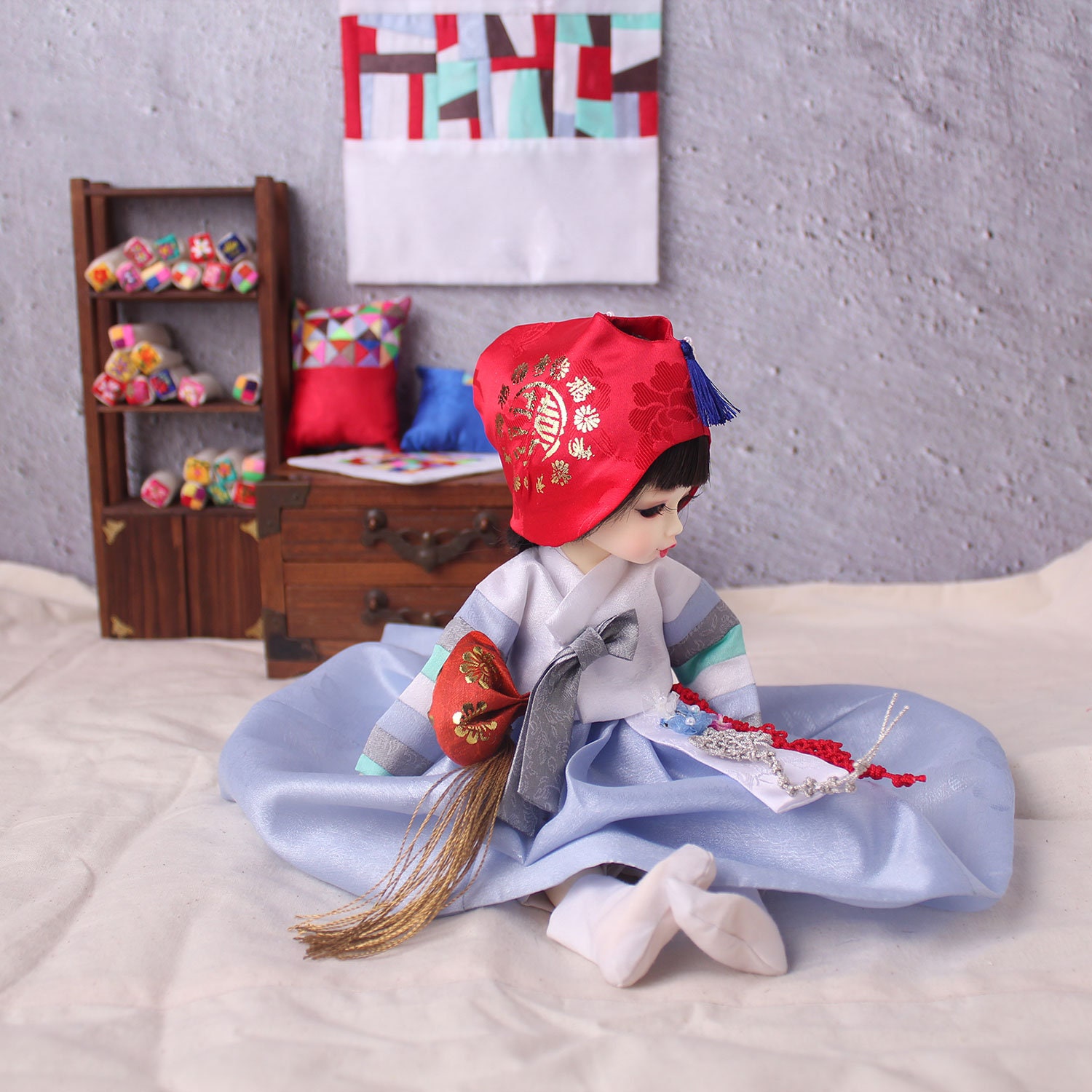 Bjd Usd Doll Clothes Set -korean Traditional Outfit Hanbok