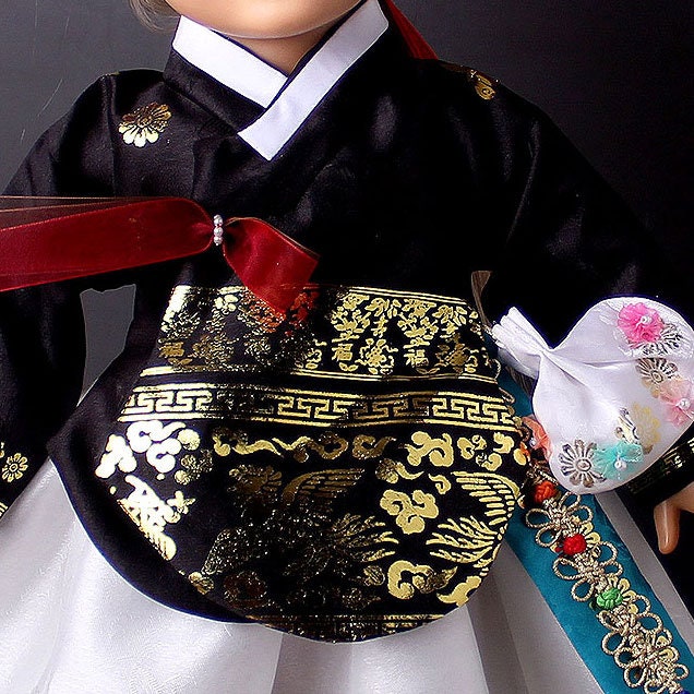 18inch Doll Hanbok Dress Set_ Korean Traditional