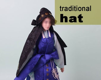 Traditioneller Hut für 11 inch Boydoll -Bokgeon