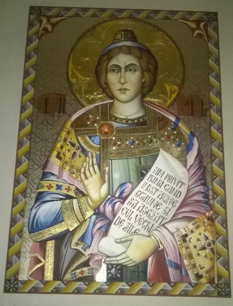 Icon of saint daniel the prophet Etsy
