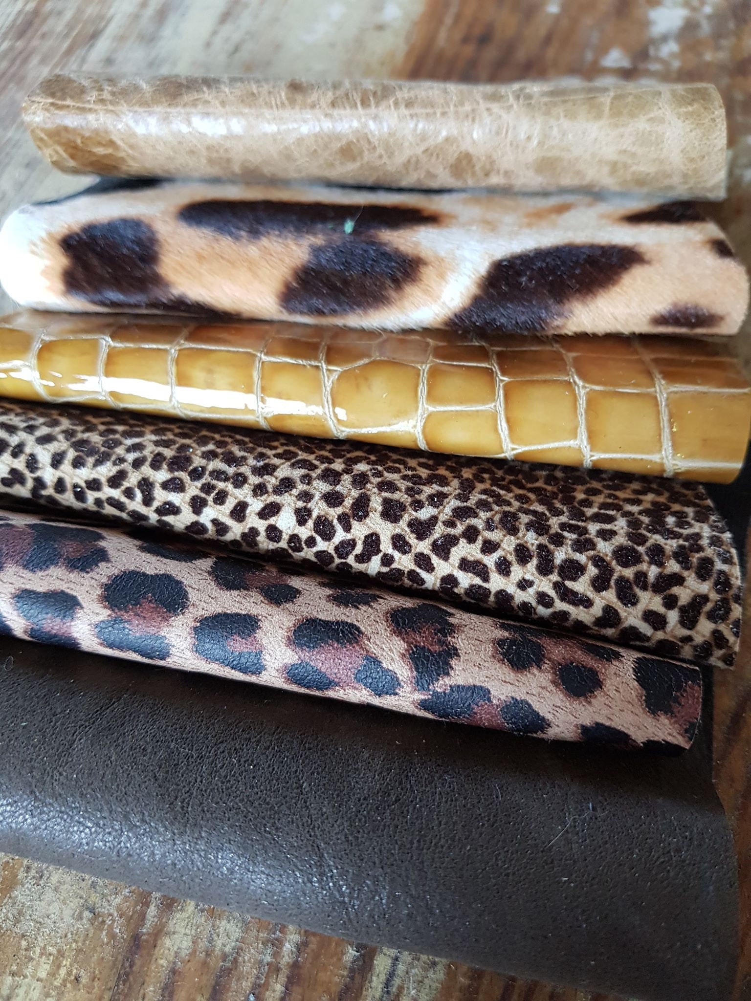 Animal Leather SQUARES x 65/5 12.5cmx12.5cm Real Sheep Etsy