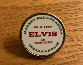Elvis Presley last gig commemorative badge.