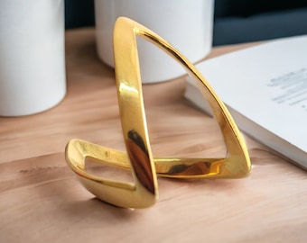 14k Solid Gold Chevron Ring - V-vormige Ring - Geelgouden Chevron Ring - Stapelring - V-vorm Sieraden - Geschenken voor haar - Verjaardagscadeaus