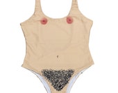 Funny one-piece swimsuit offers a nude illusion it 39 s perfect for Spring Break or bachelorette party freethenipple Censorship Sucks