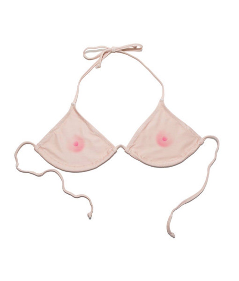Funny Bikini Offers a Topless Illusion... It's Perfect for Etsy