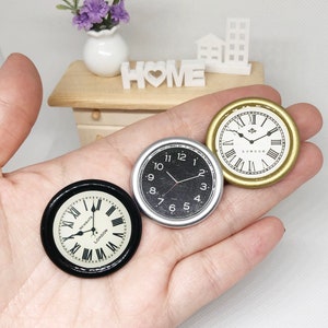 1:12 Dollhouse Miniature Wall Clock