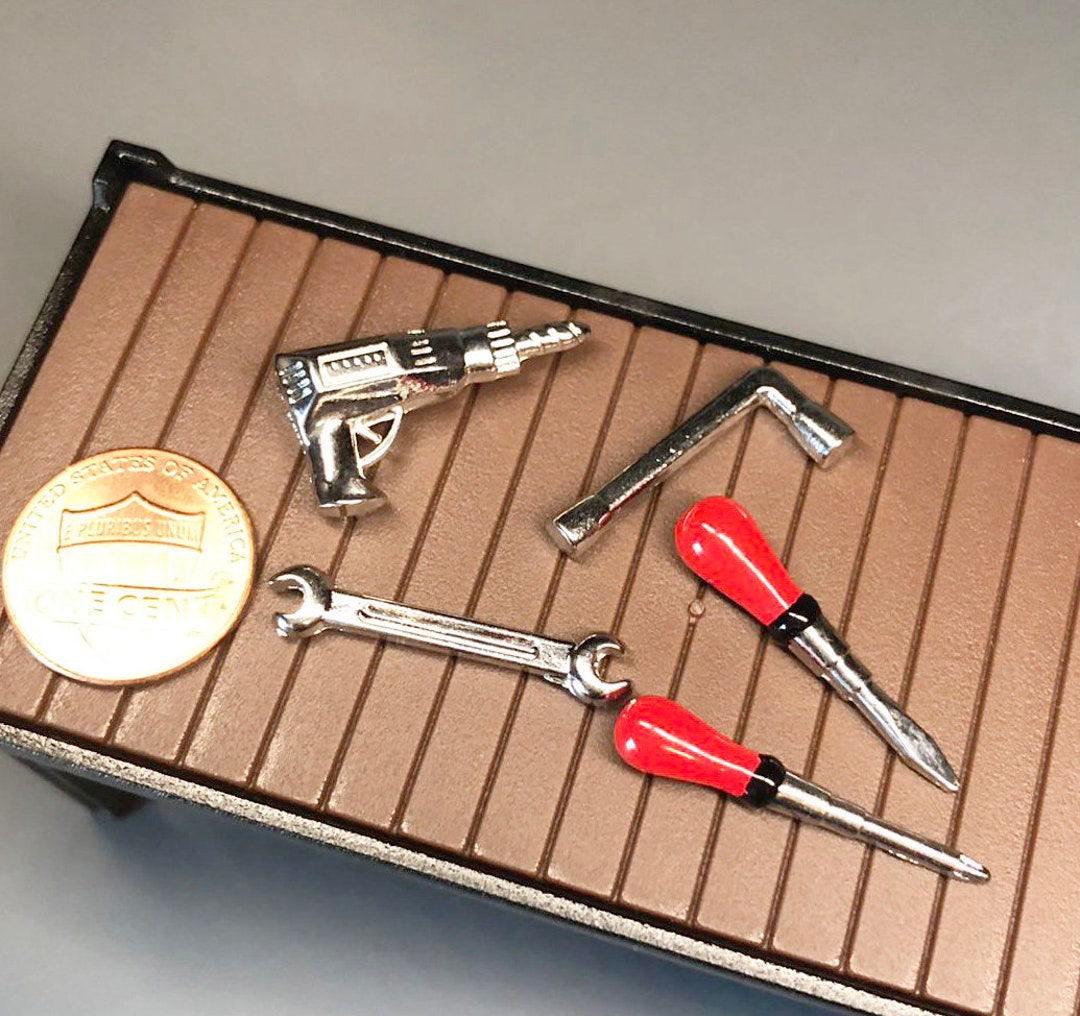 5 PC 112 Dollhouse Miniature Tools Set Etsy