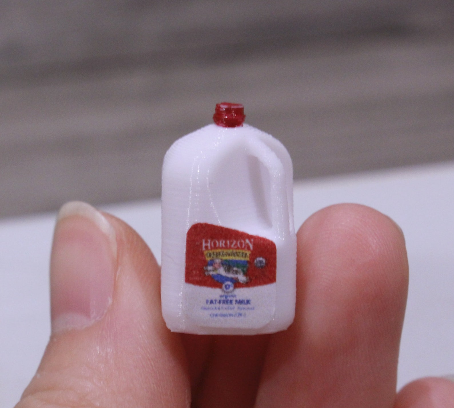 1:12 Dollhouse Miniature Gallon Jug Milk | Etsy