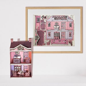 A Dolls House - Brinquedo recortado em papelão - 1982