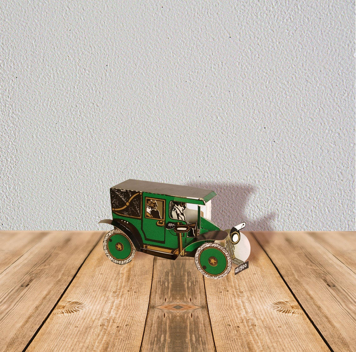 A Vintage Motor Car Cardboard Cutout Toy 1977 Etsy