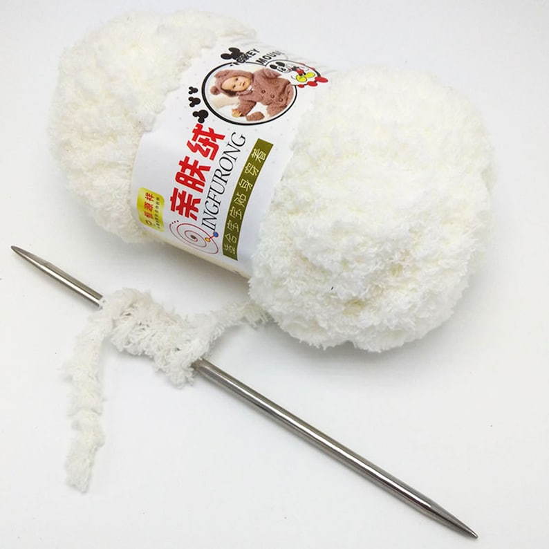 Soft Baby Yarn 50g Fluffy Yarn Knitting Yarn Crochet Yarn Etsy UK