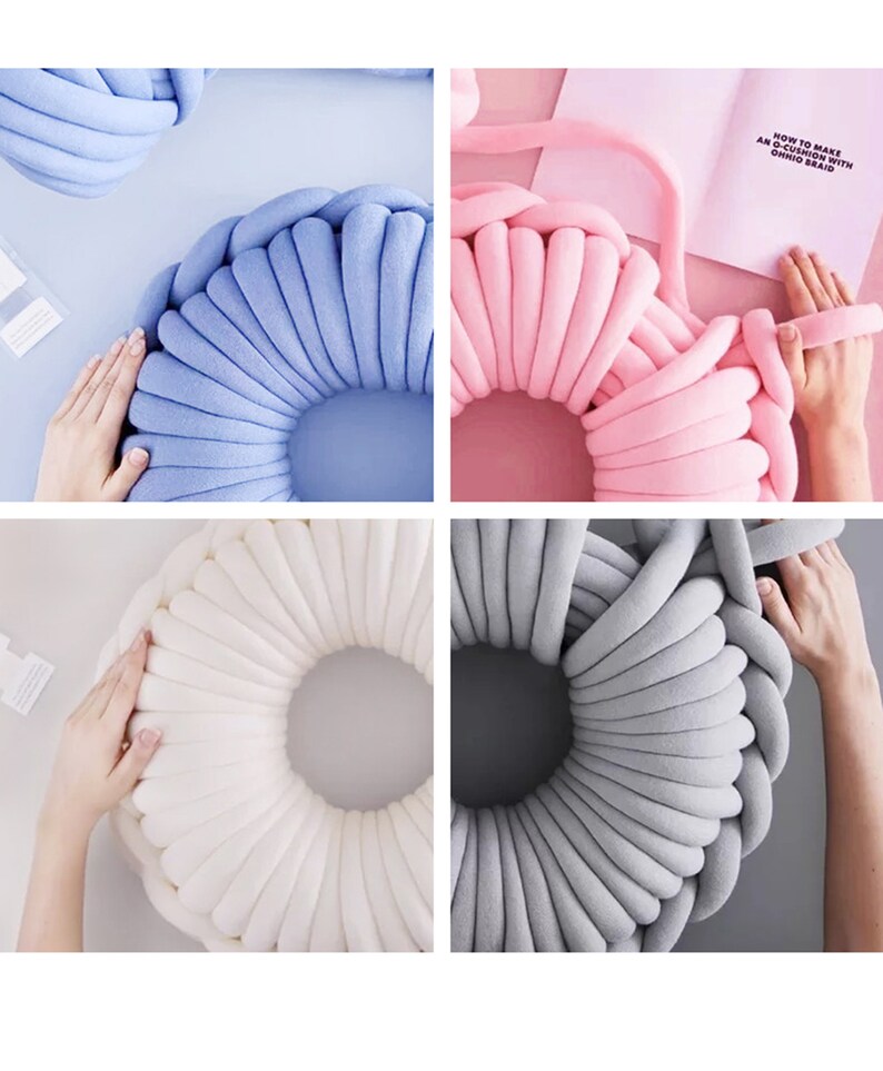 250grams Giant Super Bulky Merino Big Yarn Velvet Strip Core Etsy