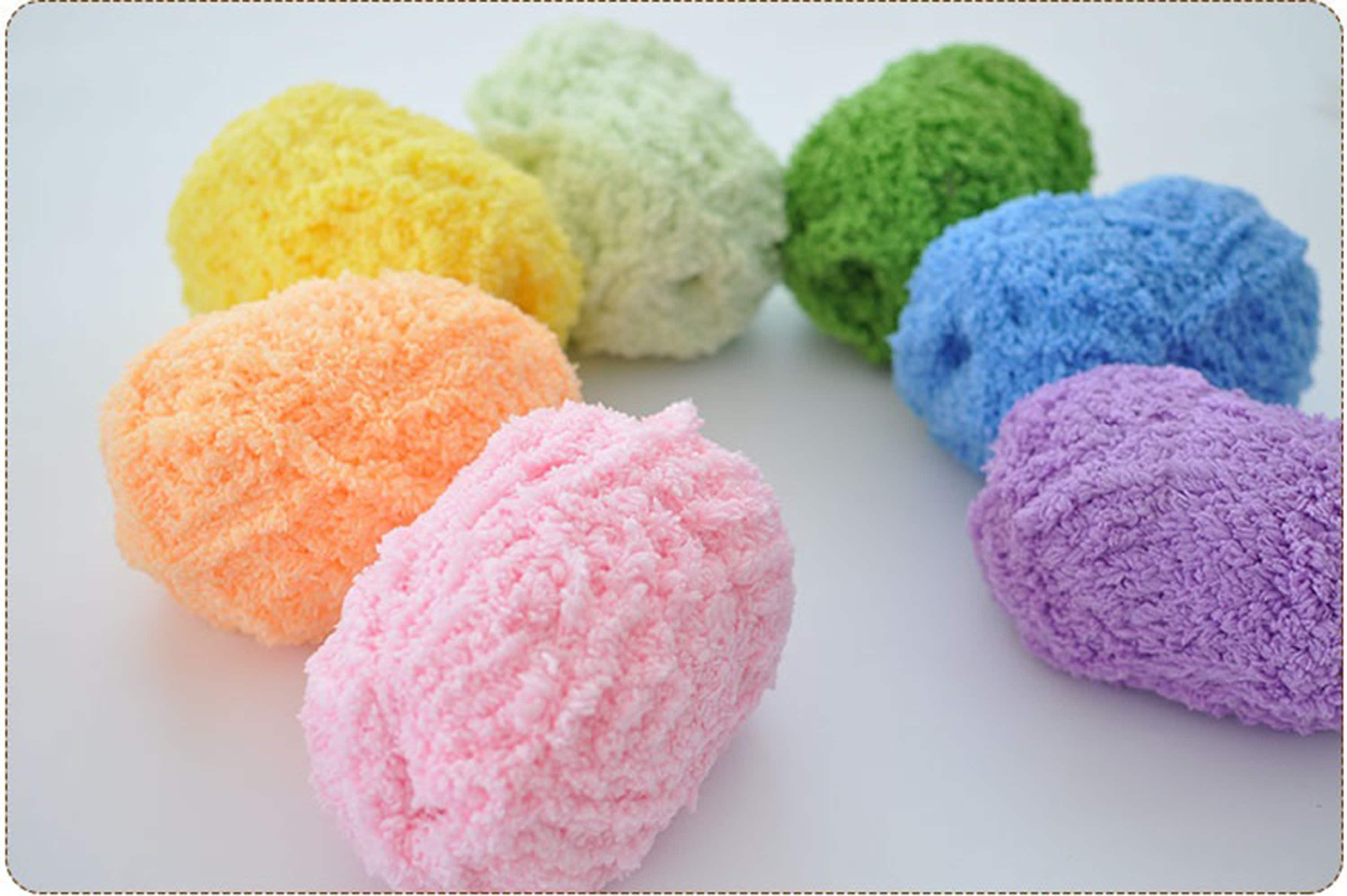 Crochet Craft Supplies & Tools Fluffy Yarn