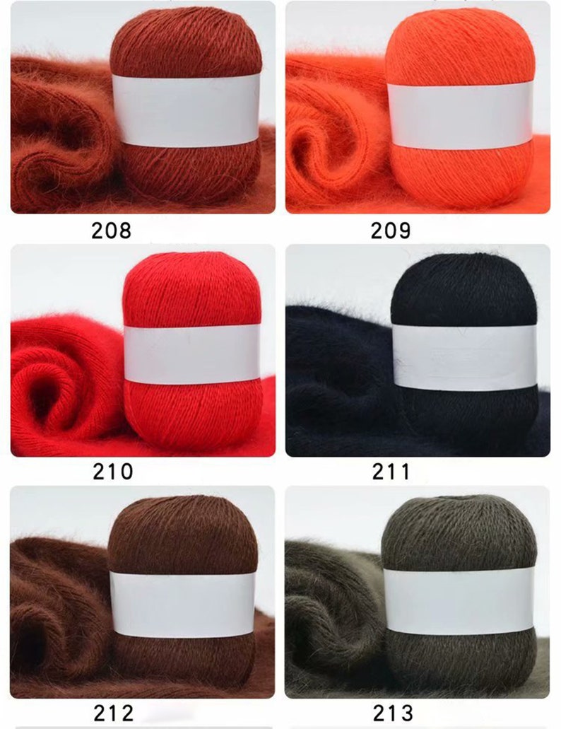 Long Plush Mink Cashmere Yarn Best Quality Mink Wool Yarn Etsy