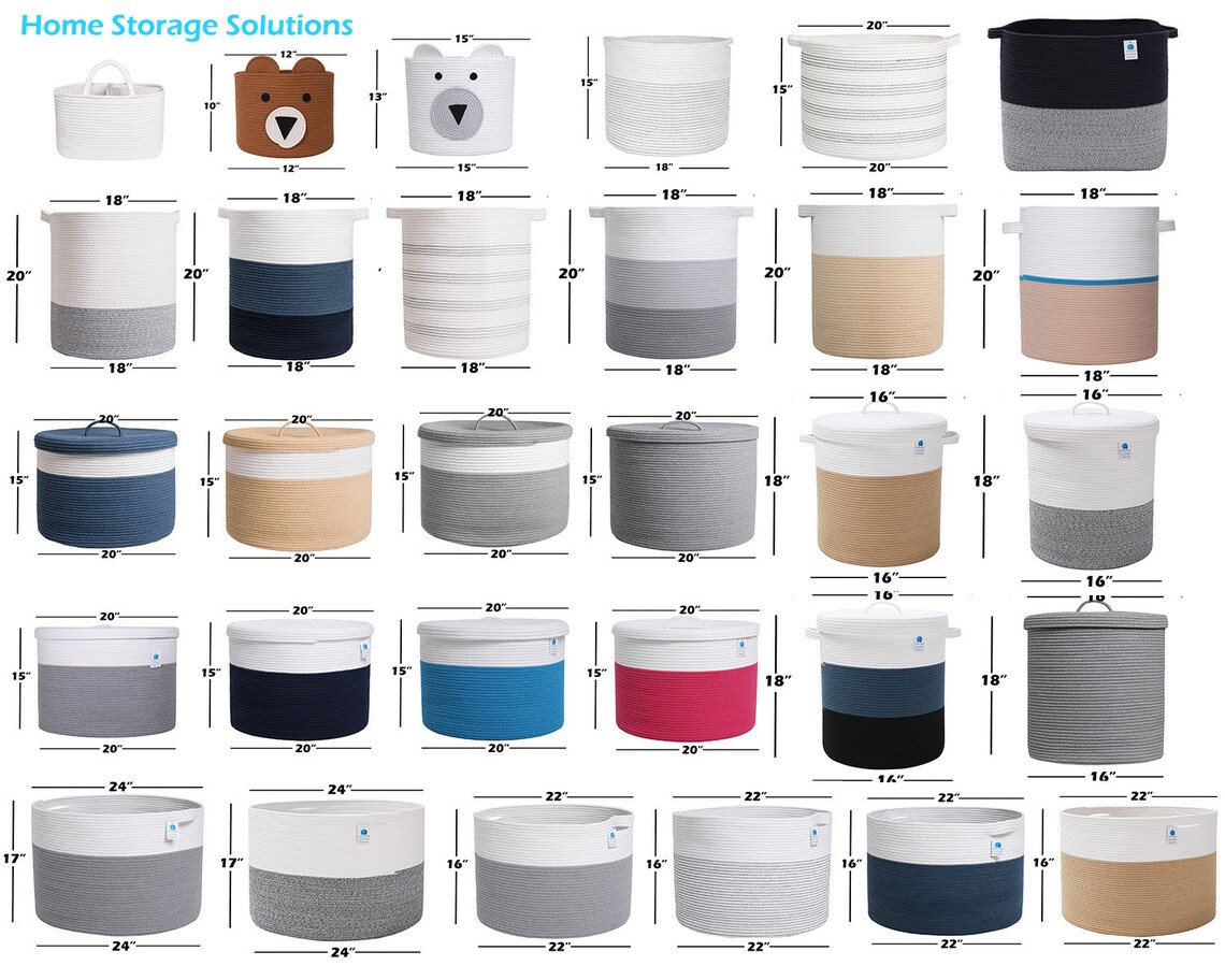 22 x 22 x 16 Mega Size Extra Large Storage | Etsy