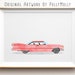 Sarah Collins reviewed Car Wall Art, Transportation Wall Decor, Nursery Print, Printable Car, Boy Girl Room Decor, Classic Car, Vintage Car Art, Pink Watercolor