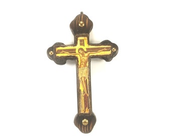 Saint Andrew Orthodox Icon Print Mounted on Wood, Prayer Corner