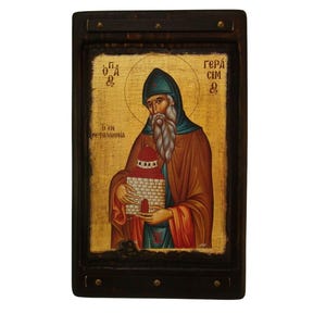 St. Gerasimos Byzantinische Ikone