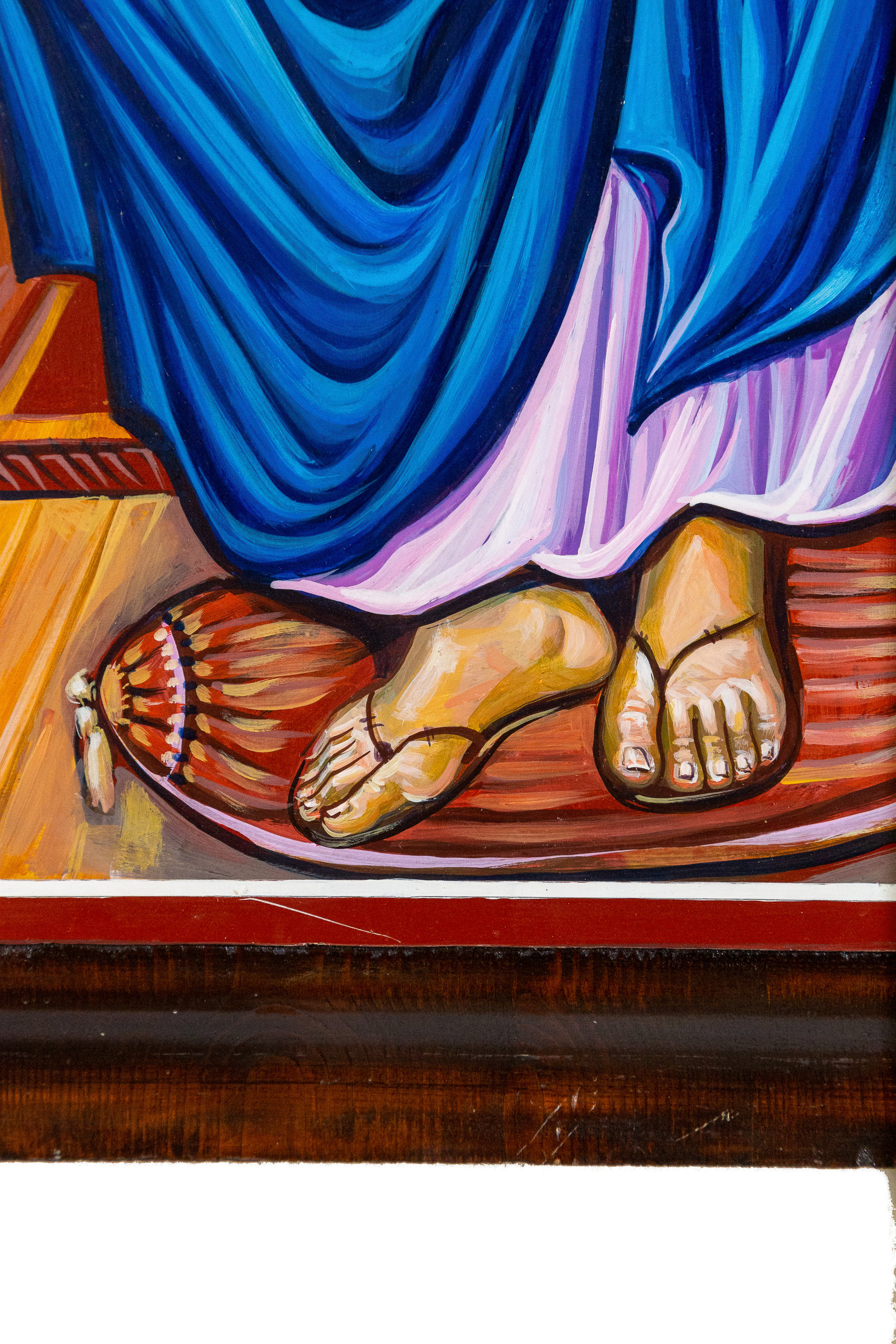 セラミック製のシンガポール作家のイエスファミリー10