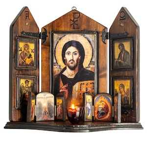 Wooden Carved Icon - Etsy