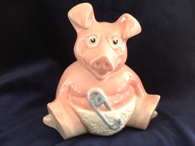 An original Wade NatWest piggy bank. Vintage money bank. Woody Etsy