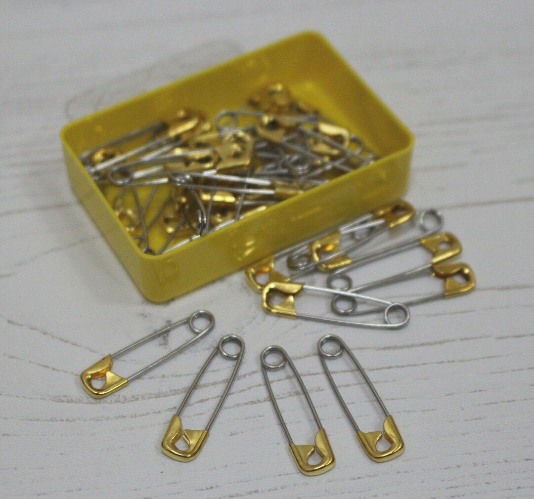 Stainless Steel and Brass Safety Pins Rust Free Camping Etsy