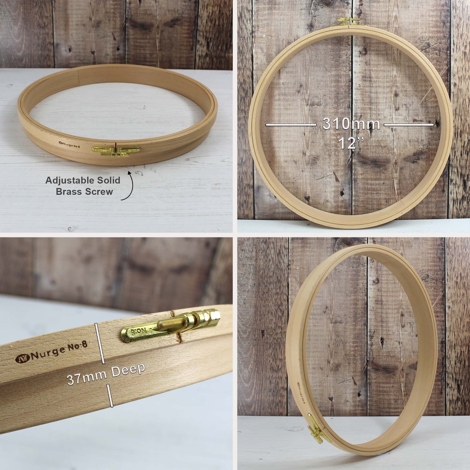 14CT Tambour à Broder Cadre pour le point de croix Cadre de broderie en bois au sol 80cm Haute
