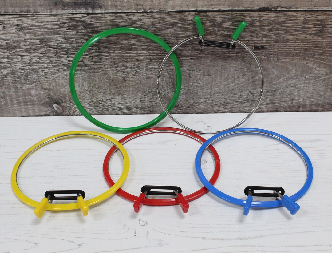 Nurge Embroidery Hoop Cross Stitch Metal Spring Tension Ring & Etsy