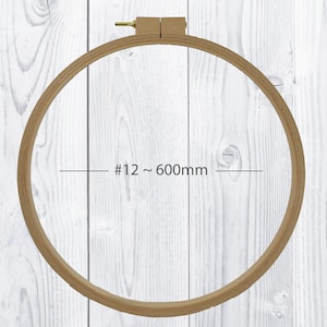 600mm Wooden Quilt Hoop Nurge Beech Wood Embroidery Quilting Ring #12