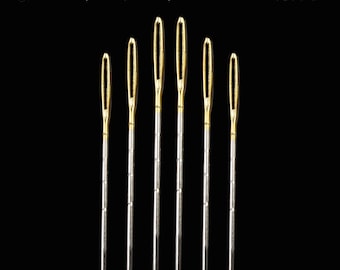 Crafty Hand Sewing Needles Tapestry Cross Stitch Sew Needle x6 Size 18/22
