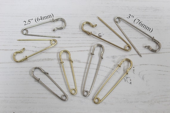 DNDGDLUA 30 spille di sicurezza grandi 8,5 cm, spille di sicurezza in metallo ad alte prestazioni, spille da balia extra grandi, per lavori fai da te, coperte, vestiti, gioielli, oggetti d'attività