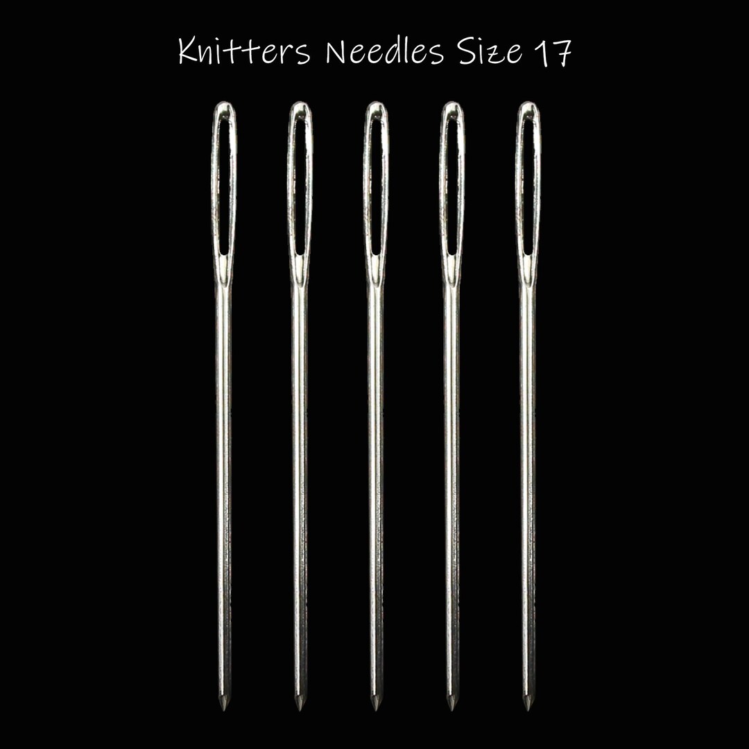 Crafty Hand Sewing Needles Knitters Wool Tapestry Yarn Sew Needle Size