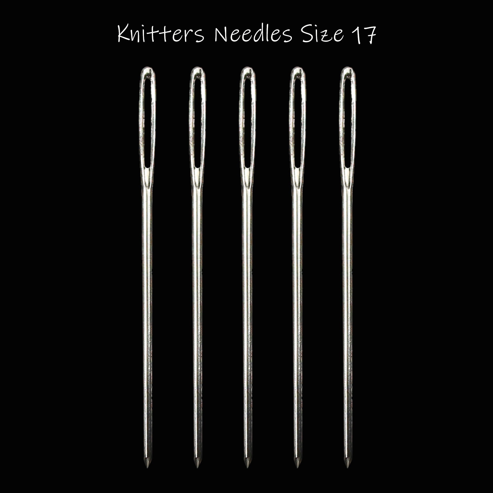 12 Pieces Yarn Needle, Tapestry Needle Bent Embroidery Needles Bent Tip  Needles, and 6 Pieces Large-Eye Blunt Needles with Iron Box for Knitting