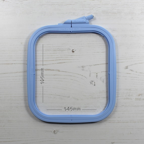 Nurge Stickerei-Rahmen Rechteckig - 195x220 Mm Für Kreuzstich & Handstickerei