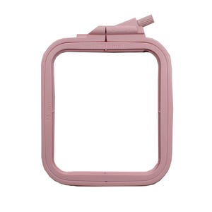 Nurge Broderi Korsstygn Kvadratisk Avlång Rektangel Plastram Rosa #1 ~ 95 mm x 110 mm