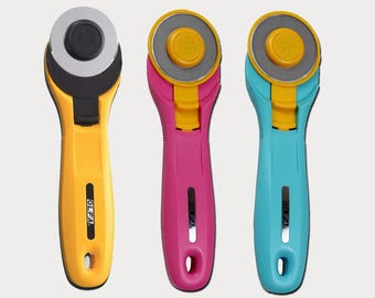 OLFA Rotary Cutters and Spare Blades 45mm for Paper, Craft & Sewing