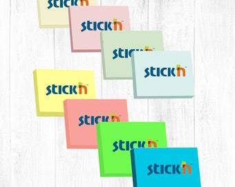 Stick’n Sticky Notes Memo Pad Write & Post it #1 38mm x 51mm x4 Pads