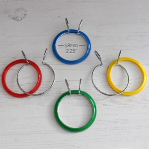 Nurge Embroidery Hoop Cross Stitch Metal Spring Tension Ring & Frame 20cm 