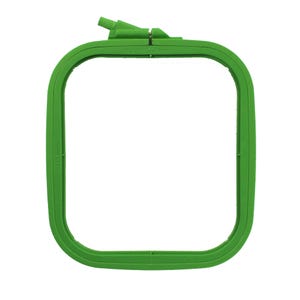 Nurge Embroidery Cross Stitch Square Oblong Rectangle Plastic Frame Green 145mm x 165mm #2