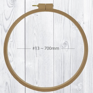 700mm Wooden Quilt Hoop Nurge Beech Wood Embroidery Quilting Ring #13