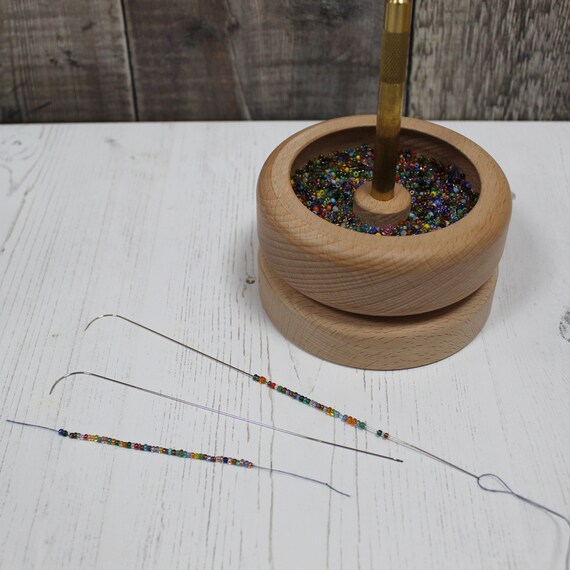 Nurge Jewellery Making Seed Bead Stringing Tool Beading Spinner Bowl