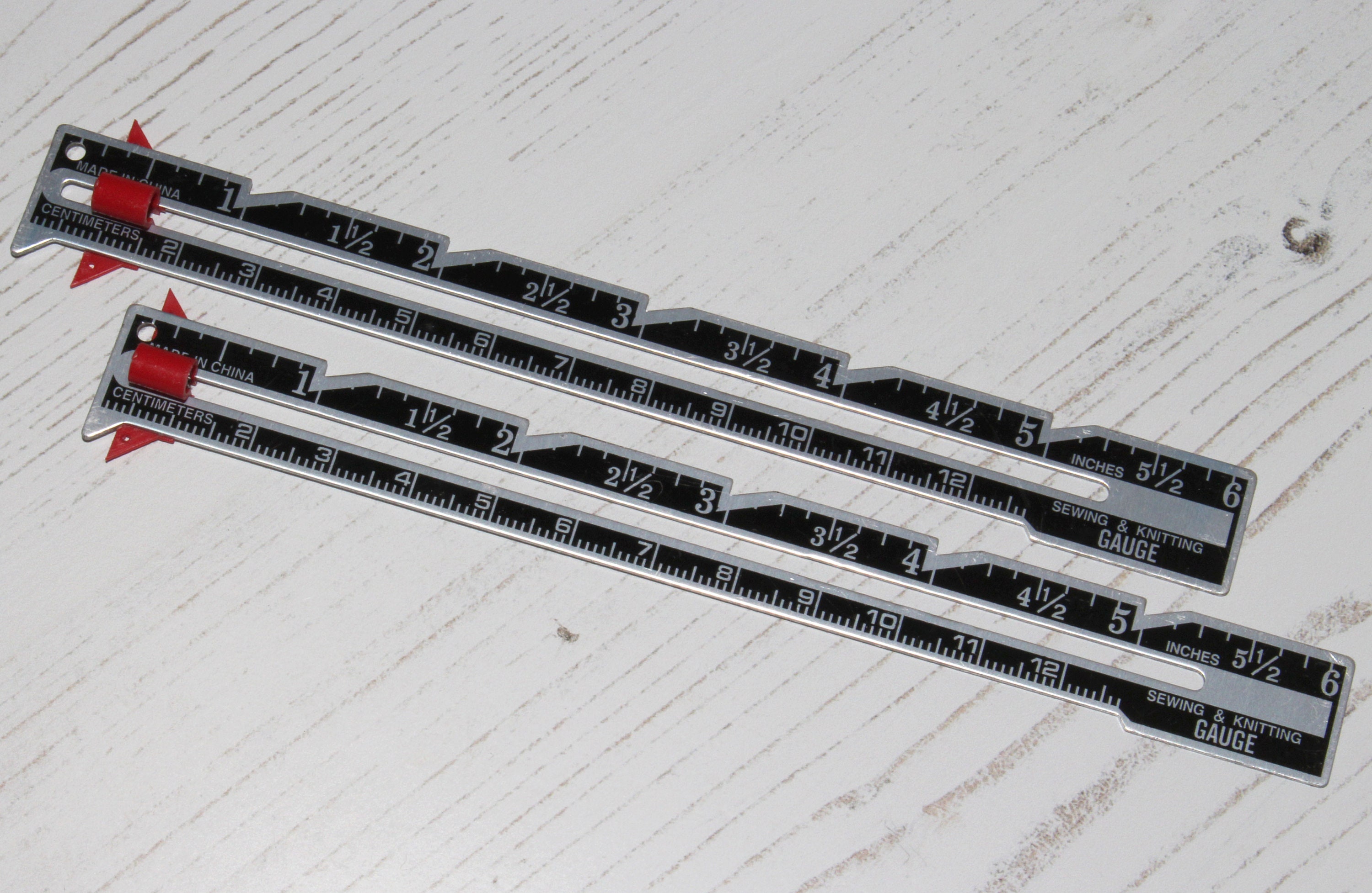 2Pcs Acrylic Sewing Gauge Seam Guide Ruler, 2.2 X 2.1 Inch Mini Sewing Ruler For Quilting, Sewing Rulers