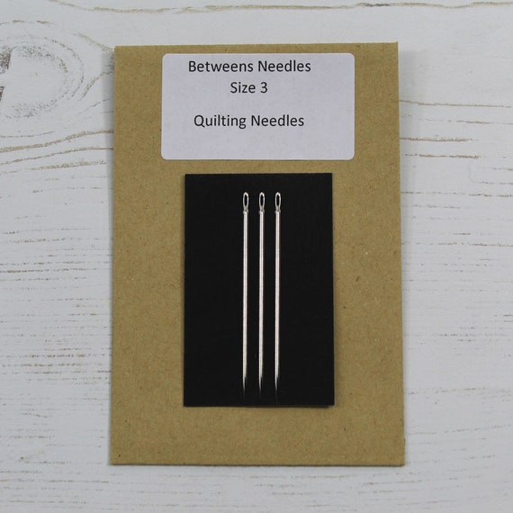 Crafty Hand Sewing Needles Quilting Betweens Sew Needle x20 Quilters Size 3